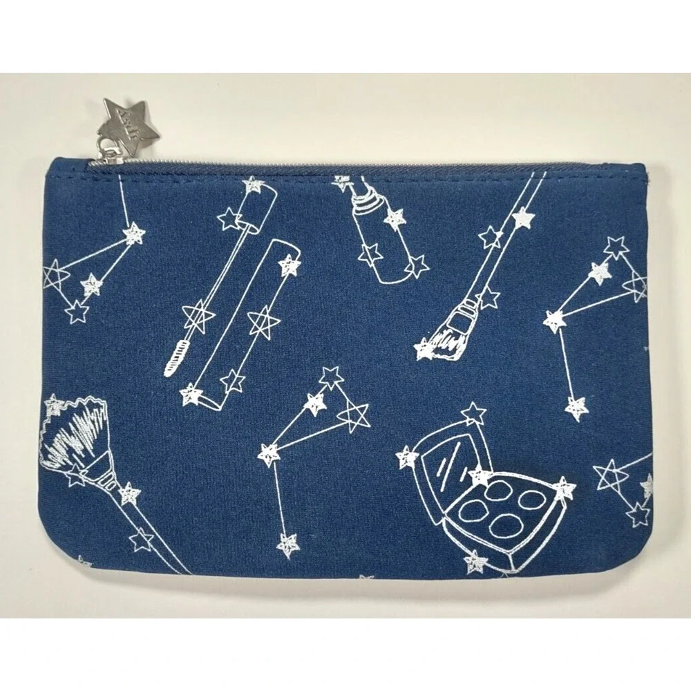 IPSY November 2016 Glam Bag Travel Sized Navy Blue And Silver (Bag Only)